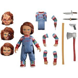 Mezco - 5 Points - Chucky Deluxe Figure Set  COLLECTIBLES